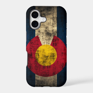 Colorado Flag Grunge iPhone 5 Hoesje