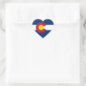 Colorado Flag Hart Sticker (Tas)