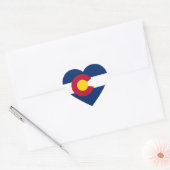 Colorado Flag Hart Sticker (Envelop)