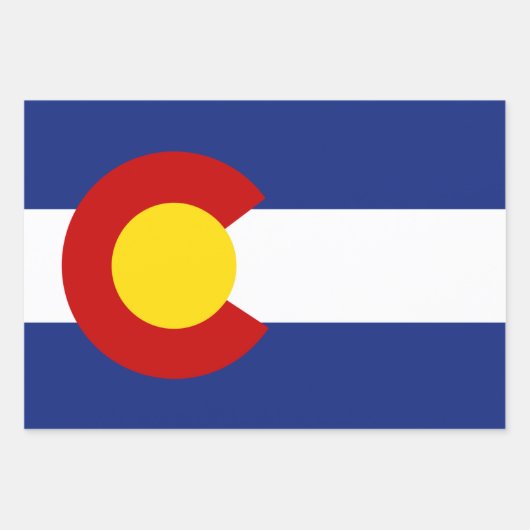 Colorado Flag Inpakpapier Vel (Voorkant)