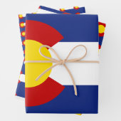 Colorado Flag Inpakpapier Vel (In situ)