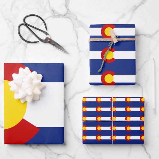 Colorado Flag Inpakpapier Vel (Voorkant)