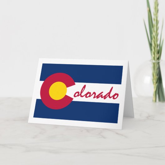 Colorado Flag Kaart (Voorkant)