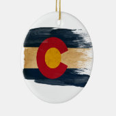 Colorado Flag Keramisch Ornament (Rechts)