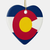 Colorado Flag Keramisch Ornament (Rechts)