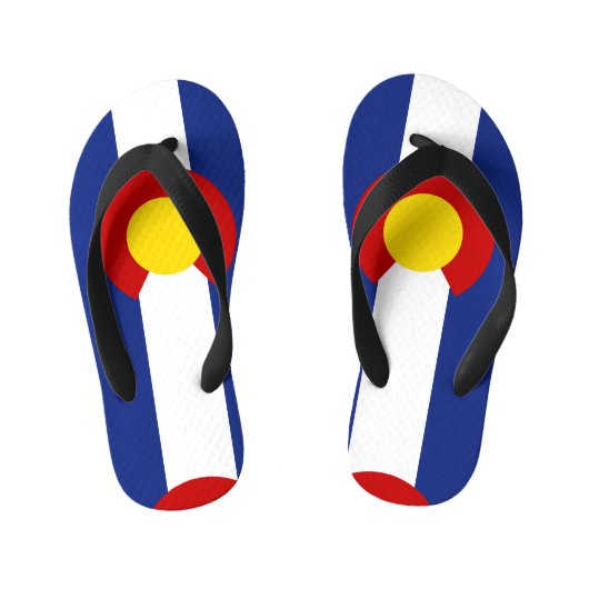 Colorado Flag Kinder Teenslippers (Voetbed)