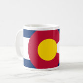 Colorado Flag Koffiemok (Voorkant links)