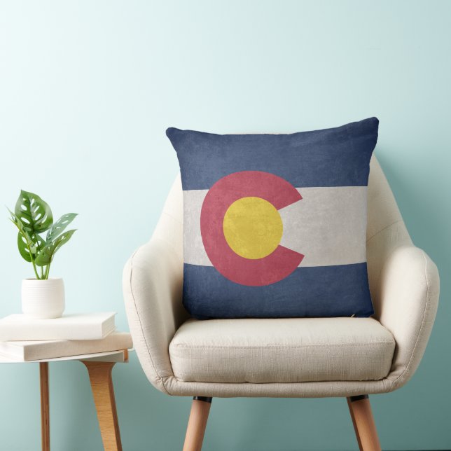 Colorado Flag Kussen in gedempte kleuren (Stoel)