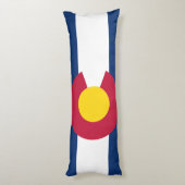 Colorado Flag Lichaamskussen (Achterkant (Verticaal))