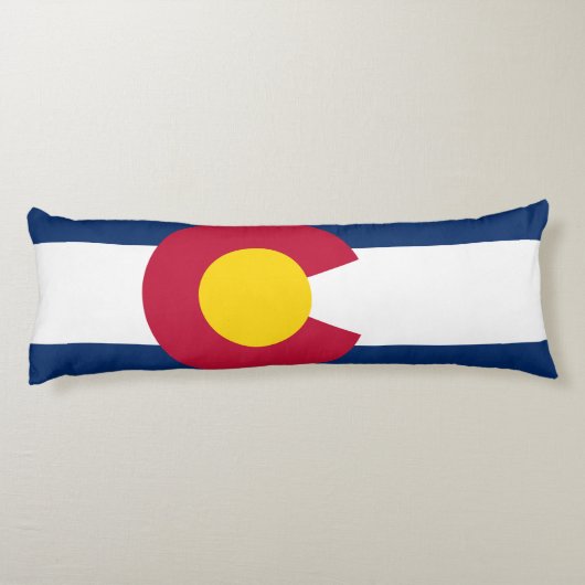 Colorado Flag Lichaamskussen (Achterkant)
