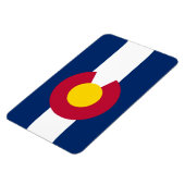 Colorado Flag Magneet (Linkerzijde)