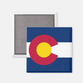 Colorado Flag Magneet (Voorkant / Achterkant)