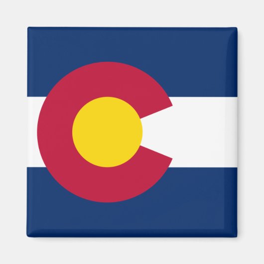 Colorado Flag Magneet (Voorkant)