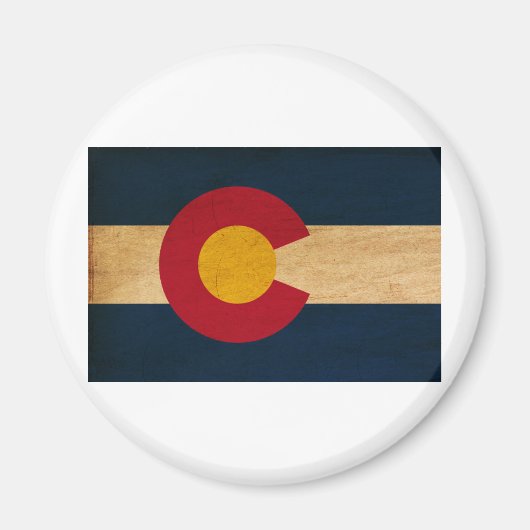 Colorado Flag Magneet (Voorkant)