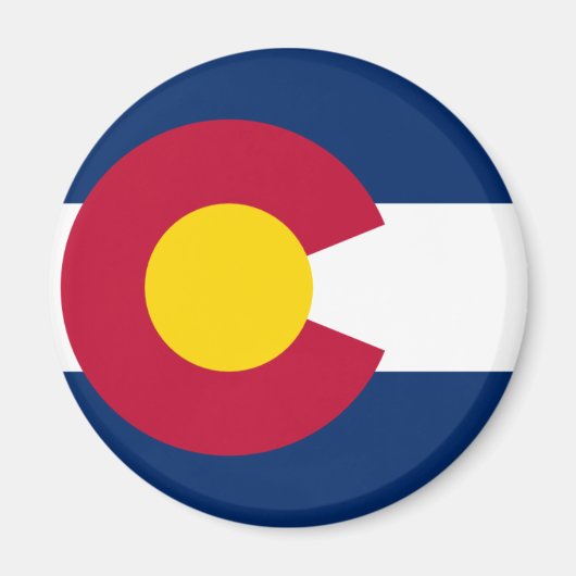 Colorado Flag Magneet (Voorkant)