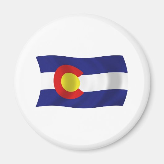 Colorado Flag Magnet (Voorkant)
