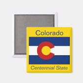 Colorado Flag Magnet (Voorkant / Achterkant)