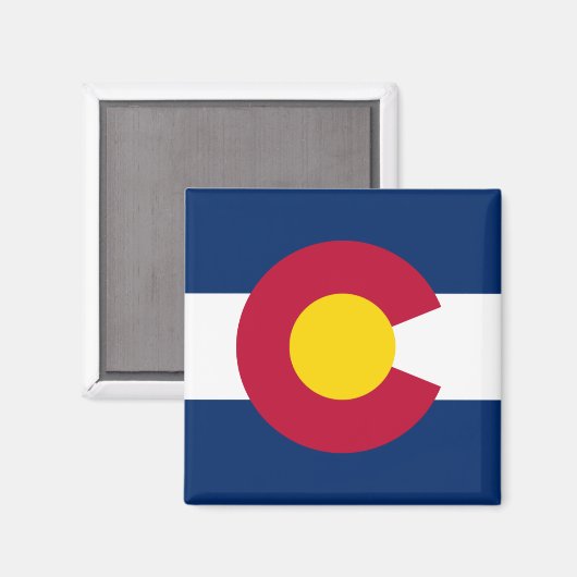 Colorado Flag Magnet (Voorkant / Achterkant)
