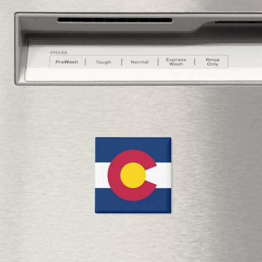 Colorado Flag Magnet (Insitu (Vaatwasser))