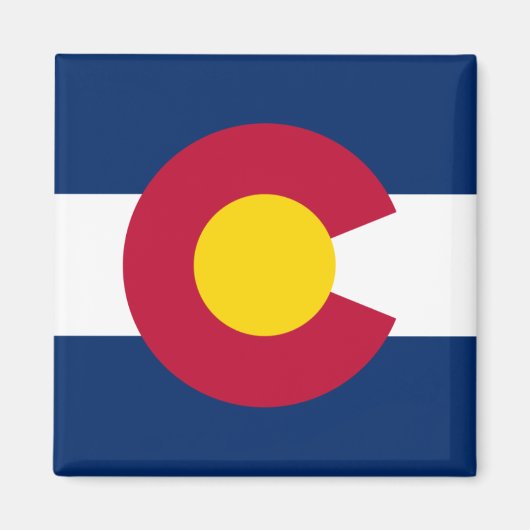 Colorado Flag Magnet (Voorkant)