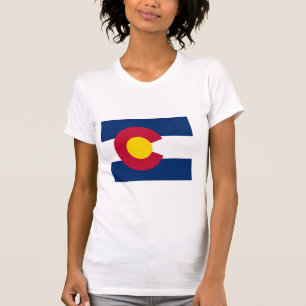 Colorado Flag Map T-shirt
