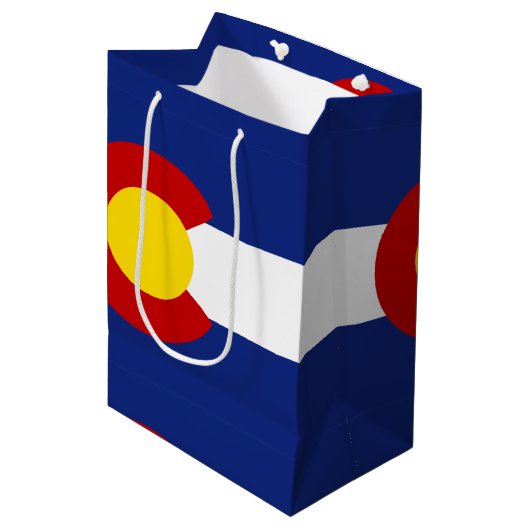 Colorado Flag Medium Cadeauzakje (Voorkant Gekanteld)