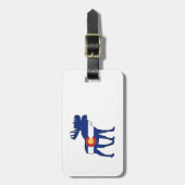 Colorado Flag Moose Bagagelabel (Voorkant verticaal)