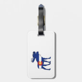Colorado Flag Moose Bagagelabel (Achterkant verticaal)