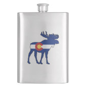 Colorado Flag Moose Flacon (Voorkant)