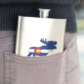 Colorado Flag Moose Flacon (Voorbeeld)