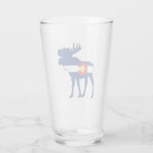 Colorado Flag Moose Glas (Achterkant)