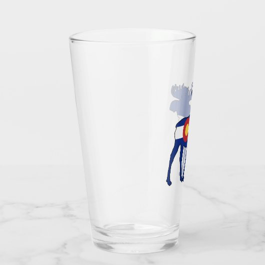 Colorado Flag Moose Glas (Rechts)