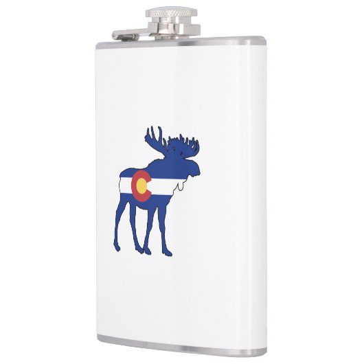 Colorado Flag Moose Heupfles (Links)