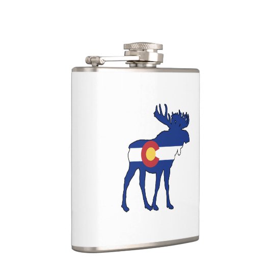 Colorado Flag Moose Heupfles (Rechts)