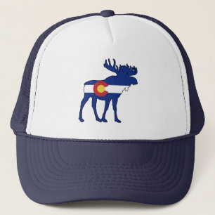Colorado Flag Moose Trucker Pet