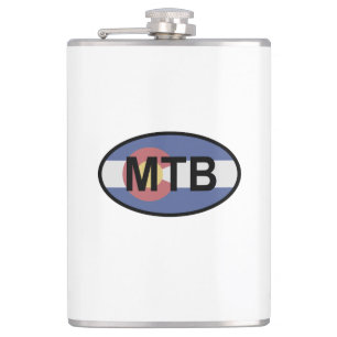 Colorado Flag Mountain Bike Heupfles