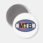 Colorado Flag Mountain Bike Magneet (Voorkant / Achterkant)