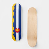 Colorado Flag Mountain Range Schaats Deck Persoonlijk Skateboard (Voorkant)