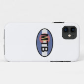 Colorado Flag Mountainbike Case-Mate iPhone Case (Achterkant (horizontaal))