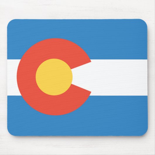 Colorado Flag Mousepad Muismat (Voorkant)