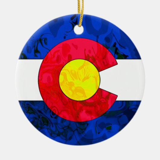 COLORADO FLAG Ornament (Voorkant)