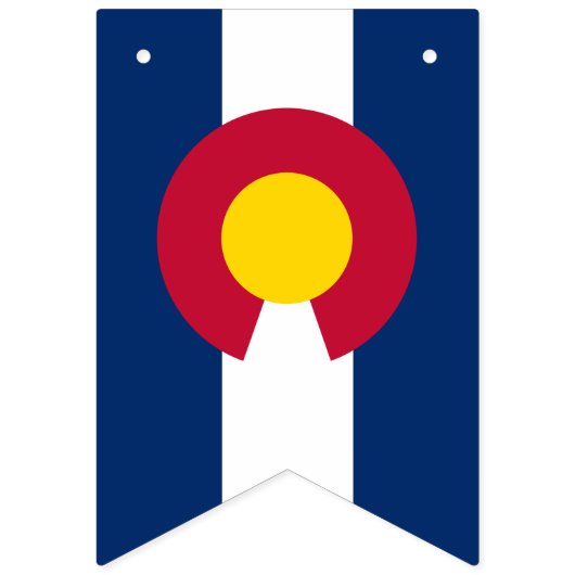 Colorado Flag Party, bunting Banners / bruiloft (Tweede vlag)