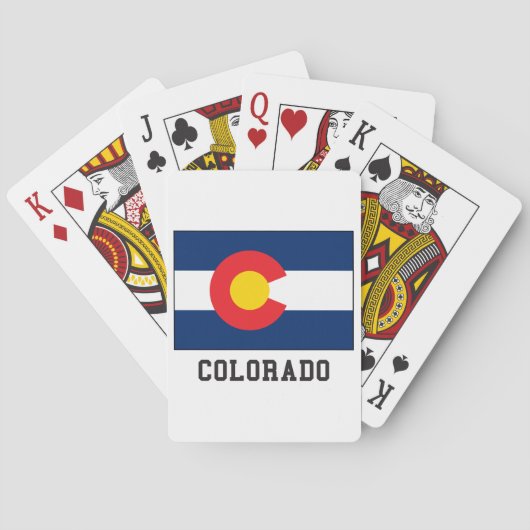 Colorado Flag Pokerkaarten (Achterkant)