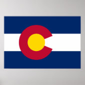 Colorado Flag Poster (Voorkant)