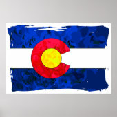 COLORADO FLAG Poster (Voorkant)
