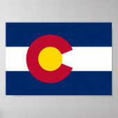 Colorado Flag Poster (Voorkant)