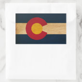 Colorado Flag Rechthoekige Sticker (Tas)