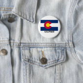 Colorado Flag Ronde Button 5,7 Cm (In situ)