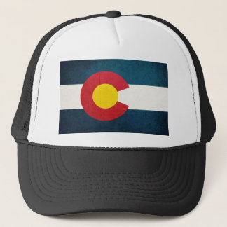 Colorado Flag Rustic Trucker Pet