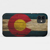 Colorado Flag rustisch hout Case-Mate iPhone Case (Achterkant (horizontaal))